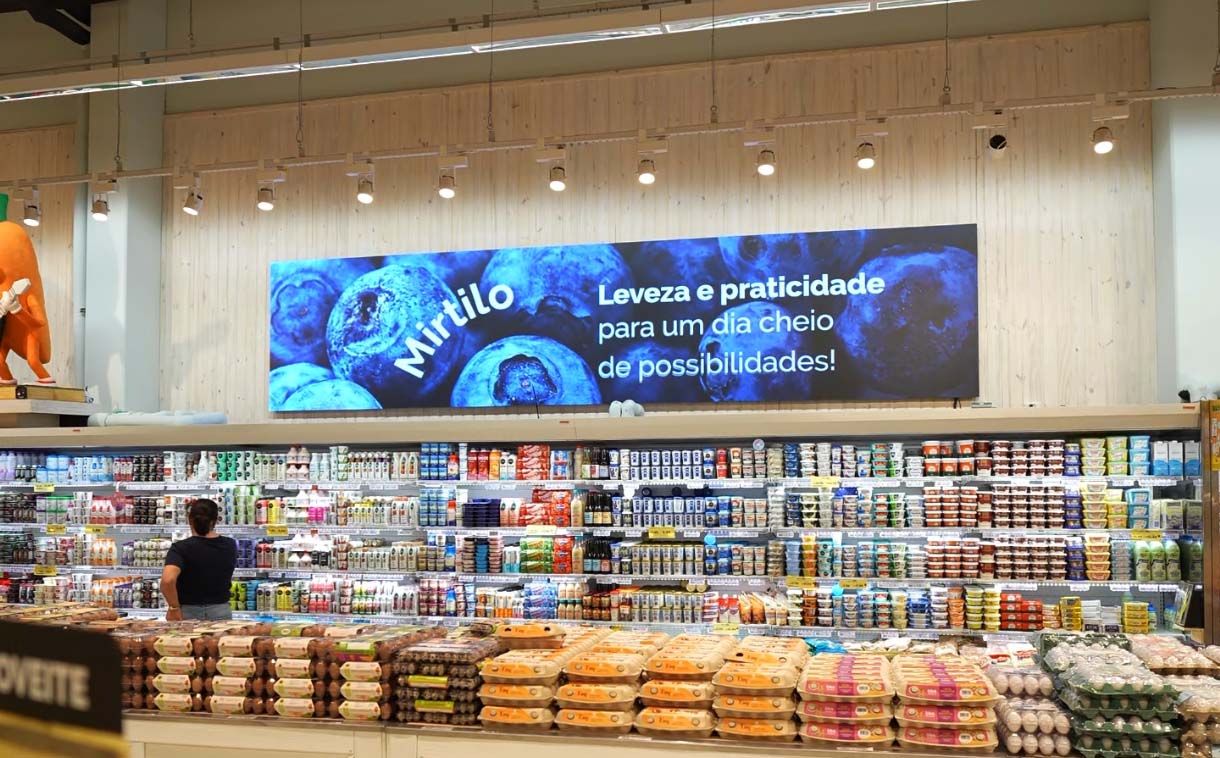 Painel de LED para lateral de campo