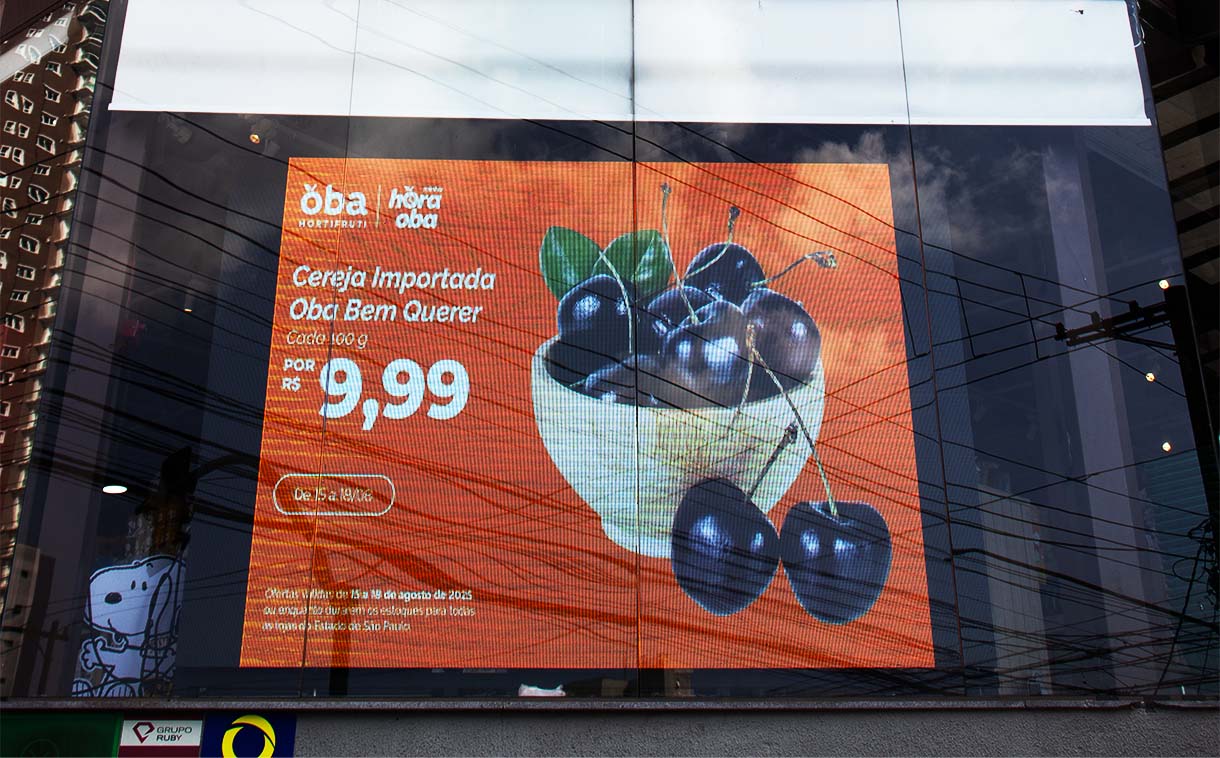 Painel de LED para lateral de campo