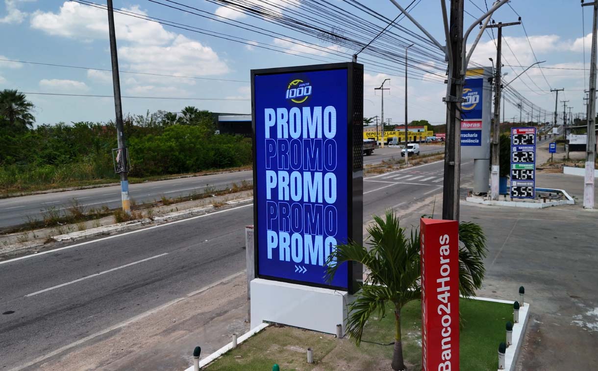 Painel de LED para lateral de campo