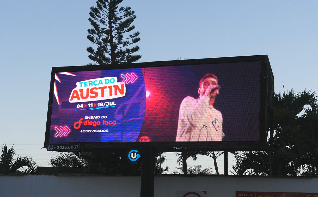 Painel de LED para lateral de campo