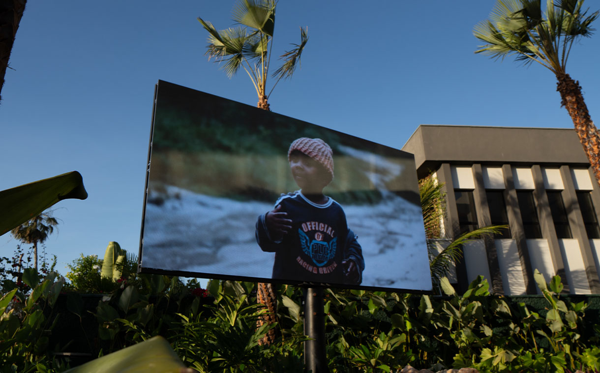 Painel de LED para lateral de campo