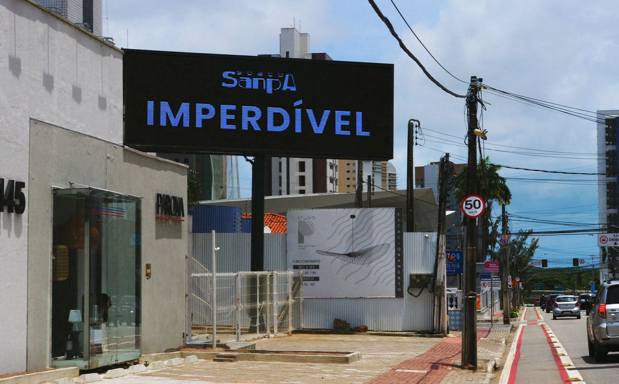 Painel de LED para lateral de campo