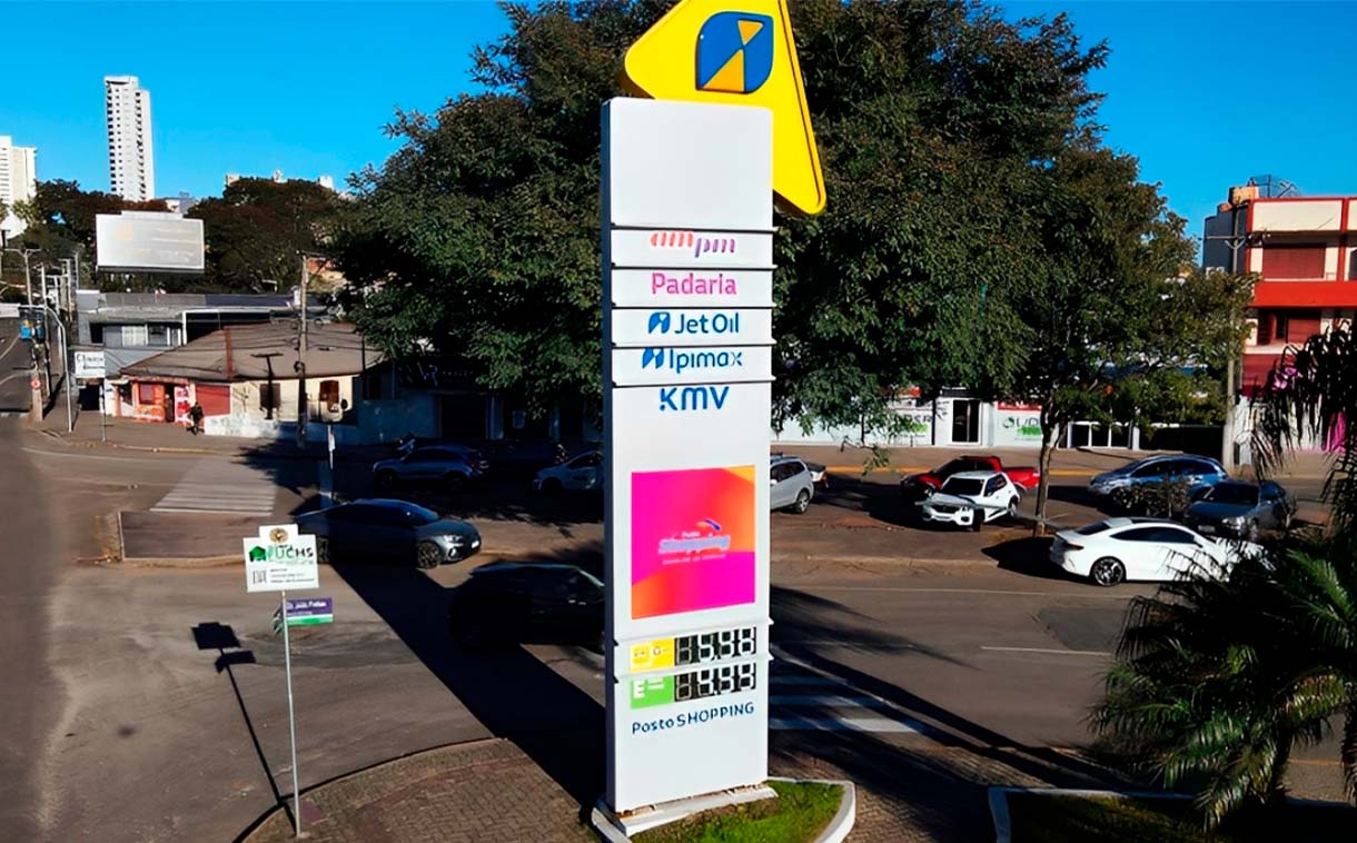 Painel de LED para lateral de campo