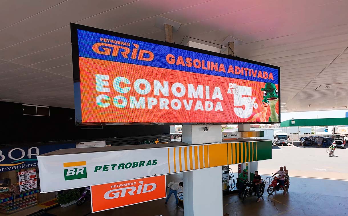 Painel de LED para lateral de campo