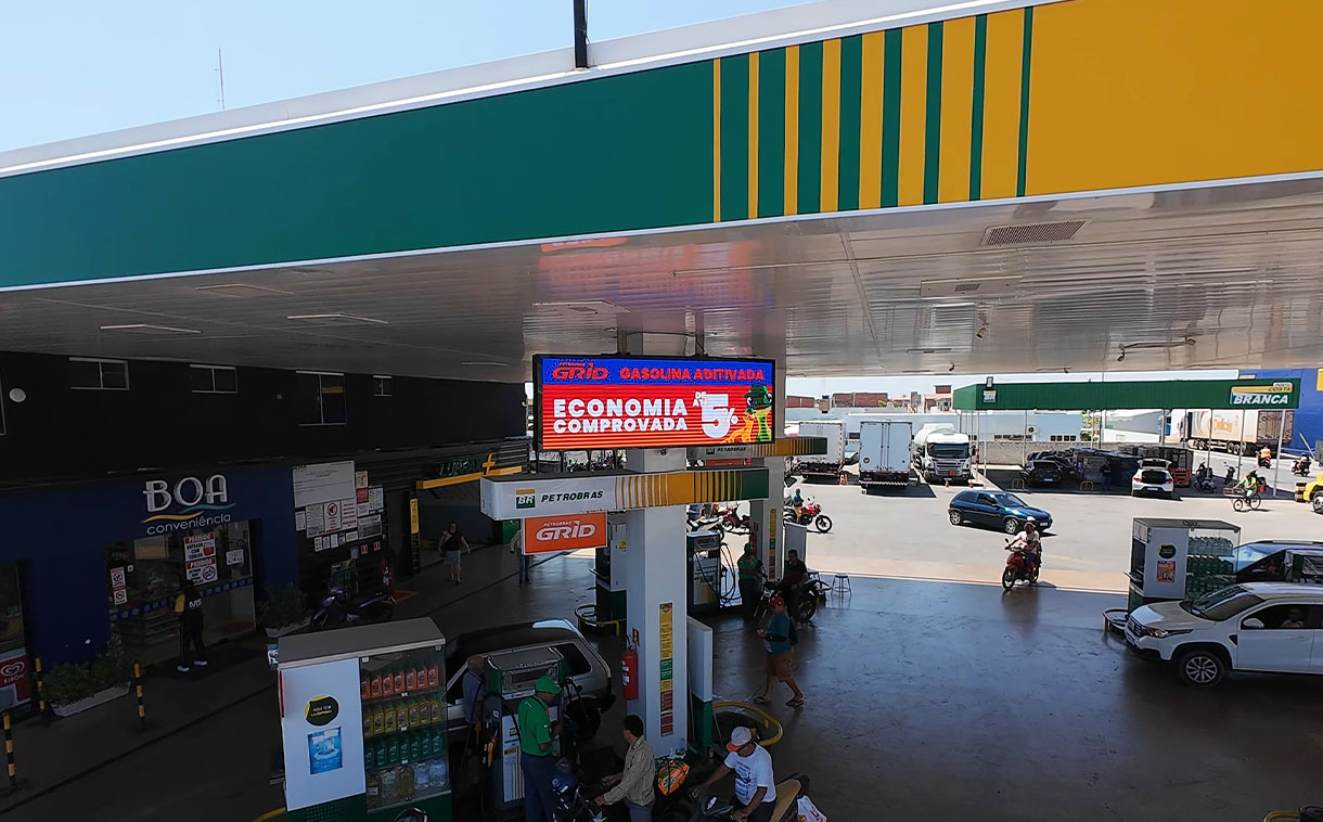 Painel de LED para lateral de campo