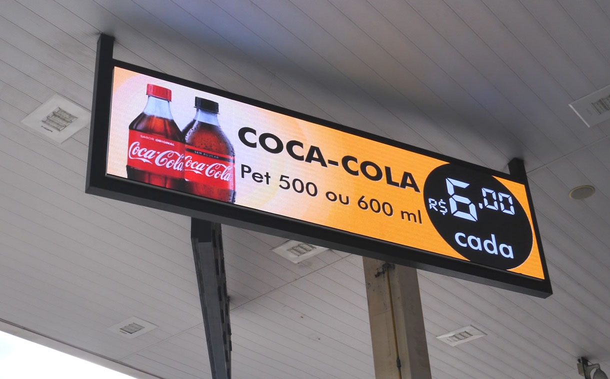 Painel de LED para lateral de campo