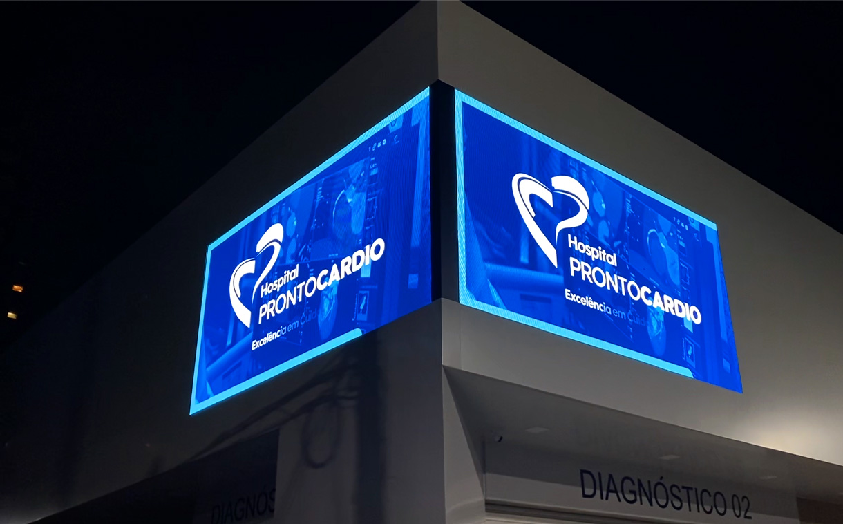 Painel de LED para lateral de campo