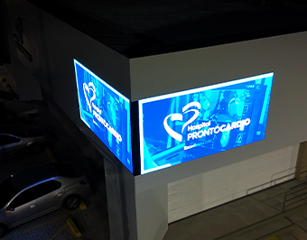 Painel de LED 3D no Prontocardio: Impacto Visual e Interatividade em Fortaleza - CE
