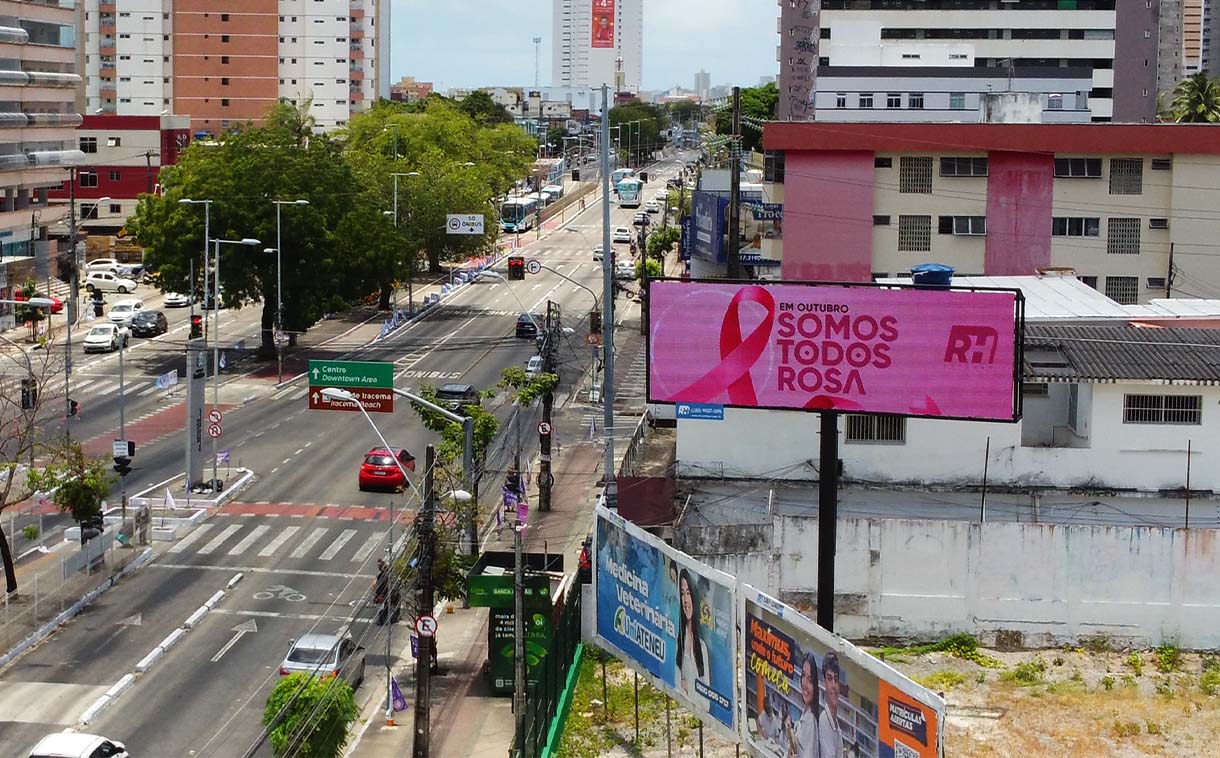 Painel de LED para lateral de campo