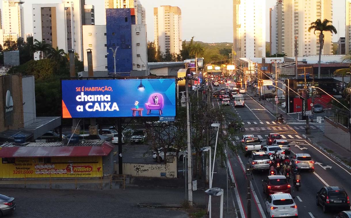 Painel de LED para lateral de campo