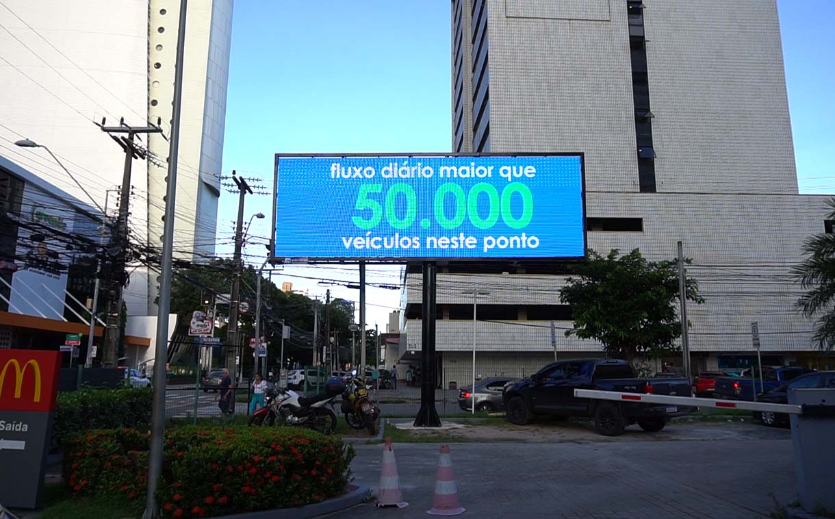 Painel de LED para lateral de campo