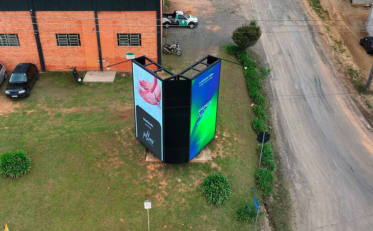 Painel de LED para lateral de campo