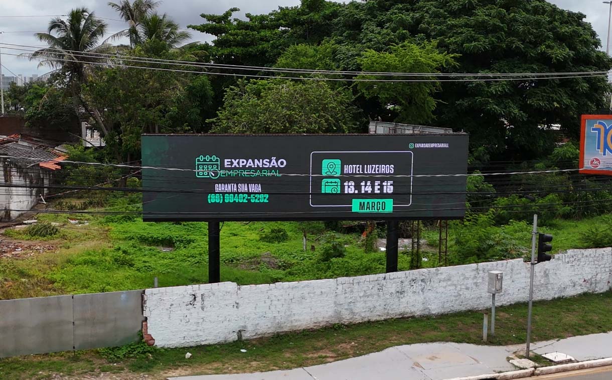 Painel de LED para lateral de campo