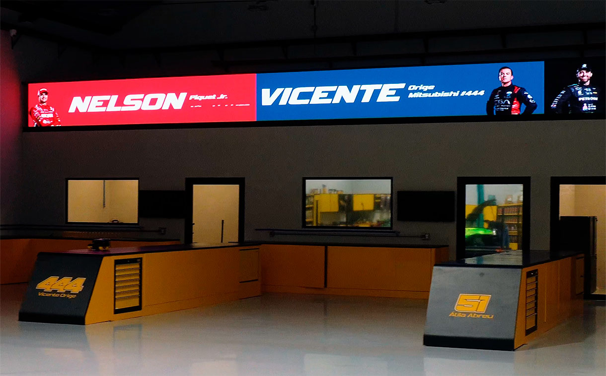 Painel de LED para lateral de campo