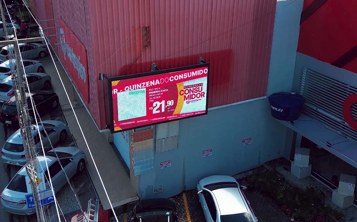 Painel de LED para lateral de campo