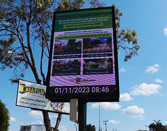 Mundo de LED entrega painel de LED P8 outdoor para a Prefeitura de Várzea Alegre – CE