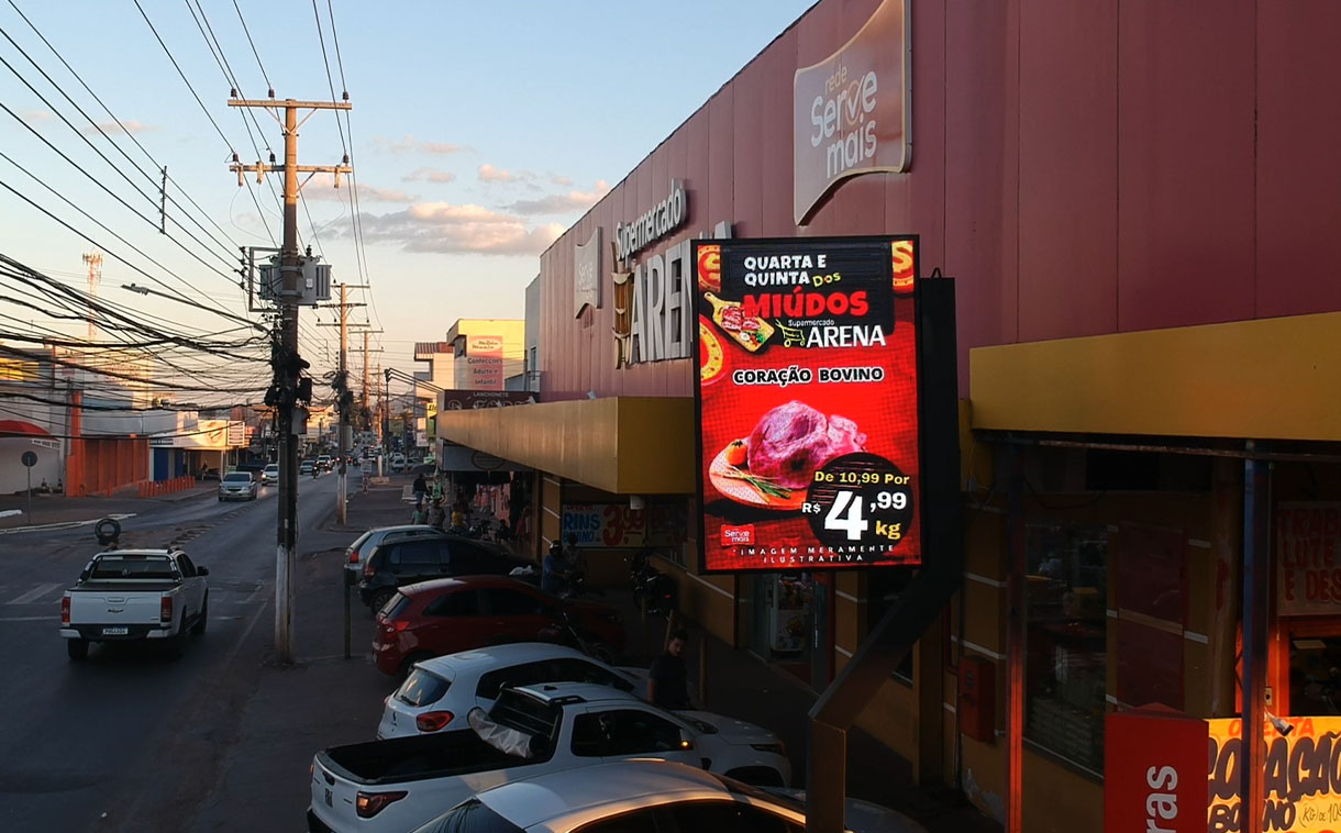 Painel de LED para lateral de campo