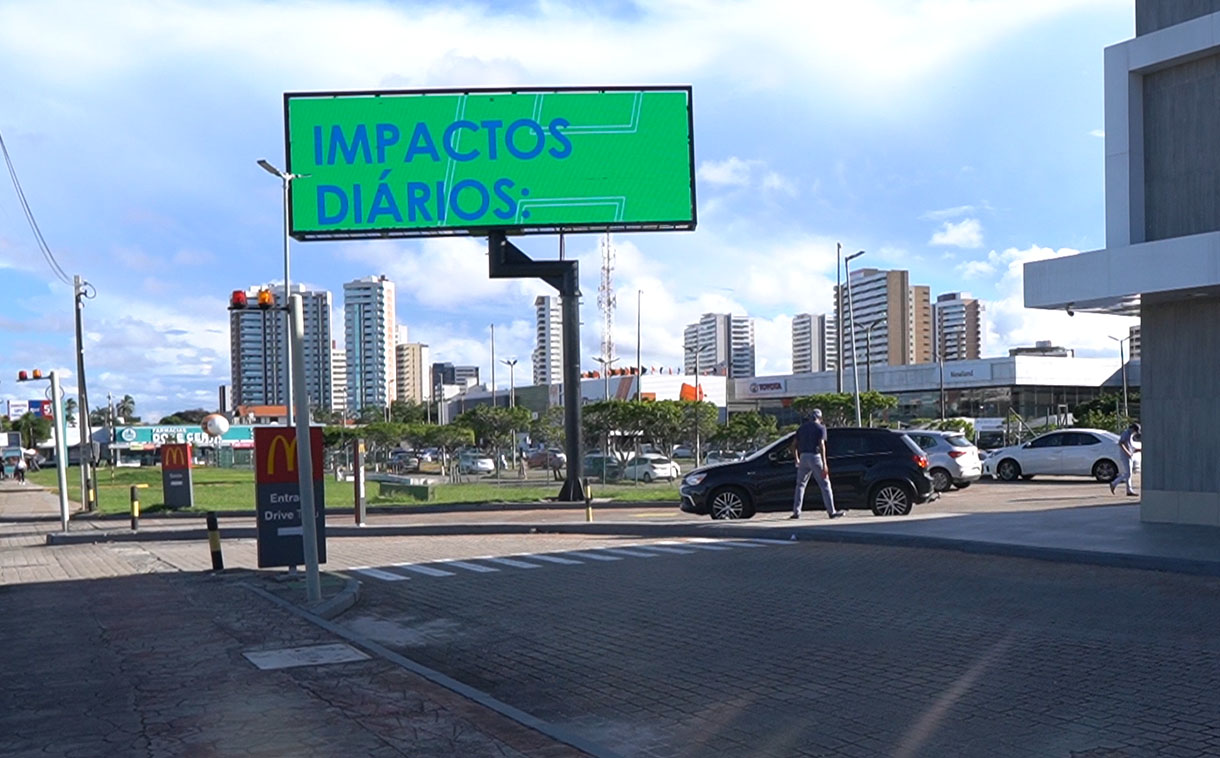 Painel de LED para lateral de campo