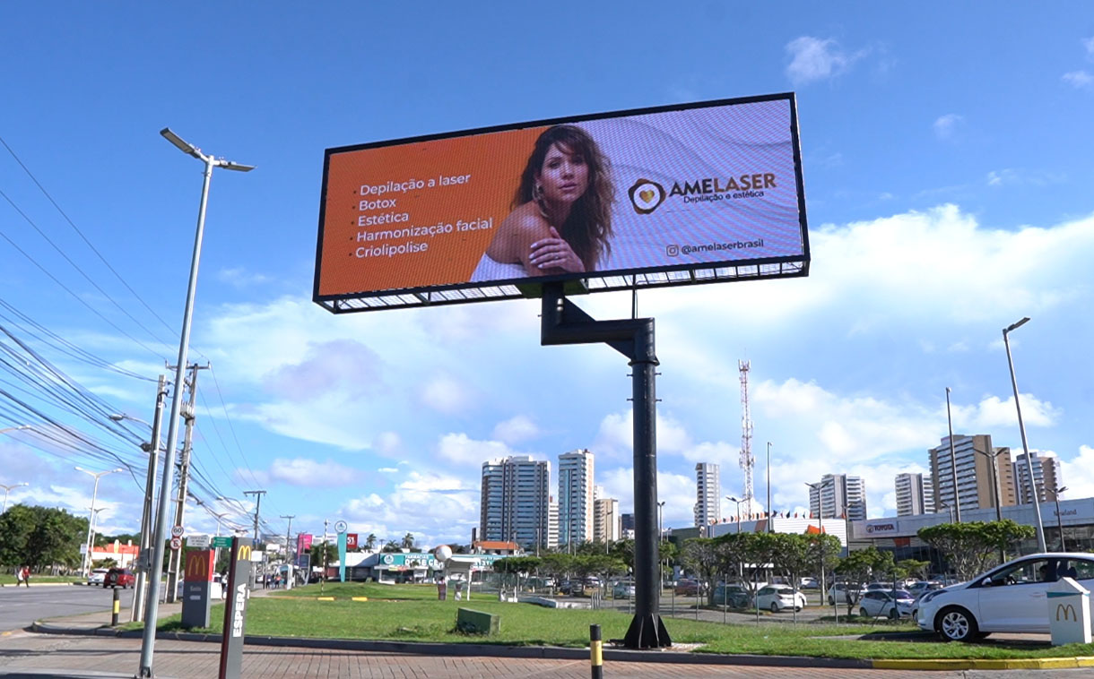 Painel de LED para lateral de campo